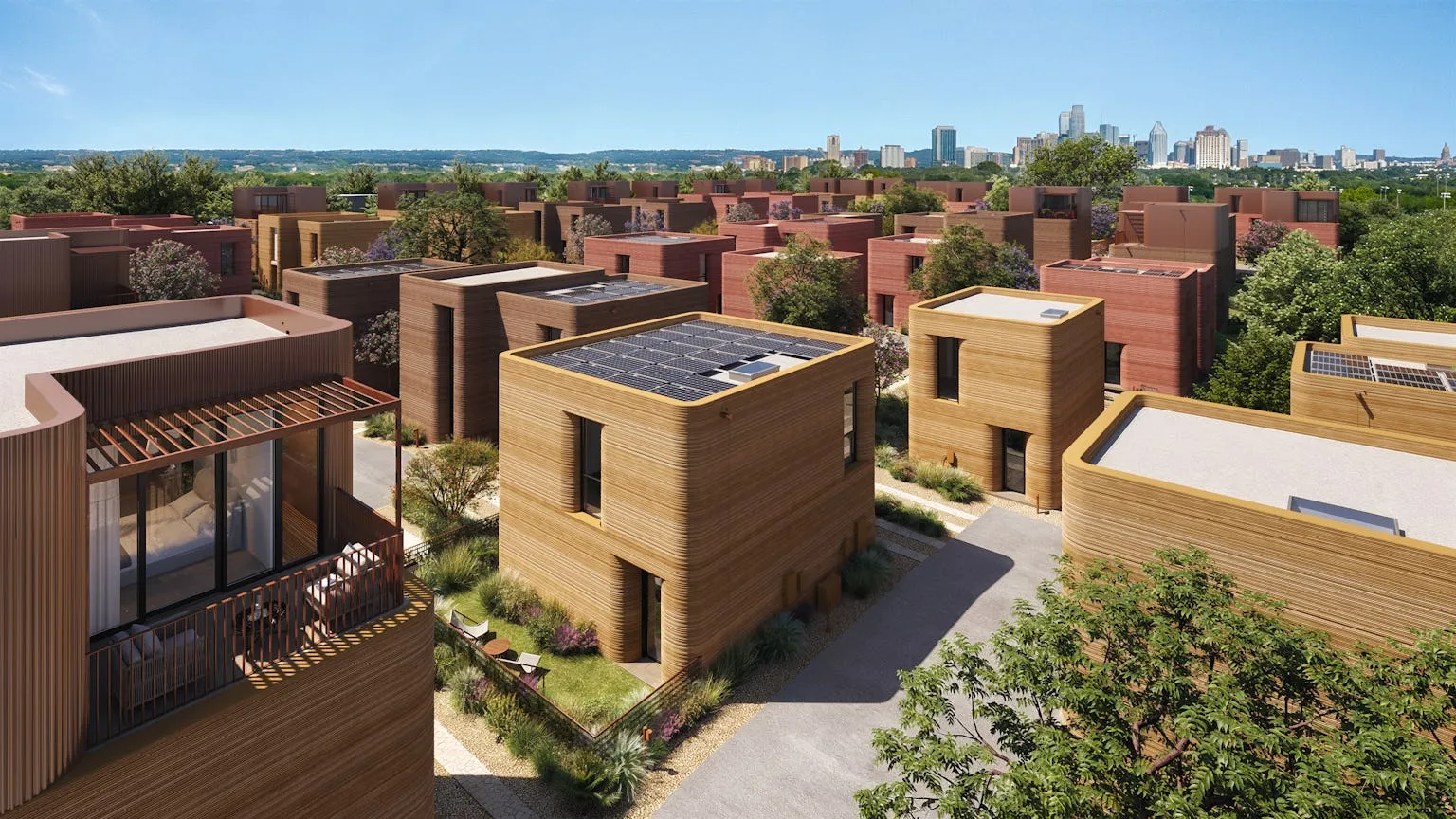 Render1 60 Multi story home development designed by BIG