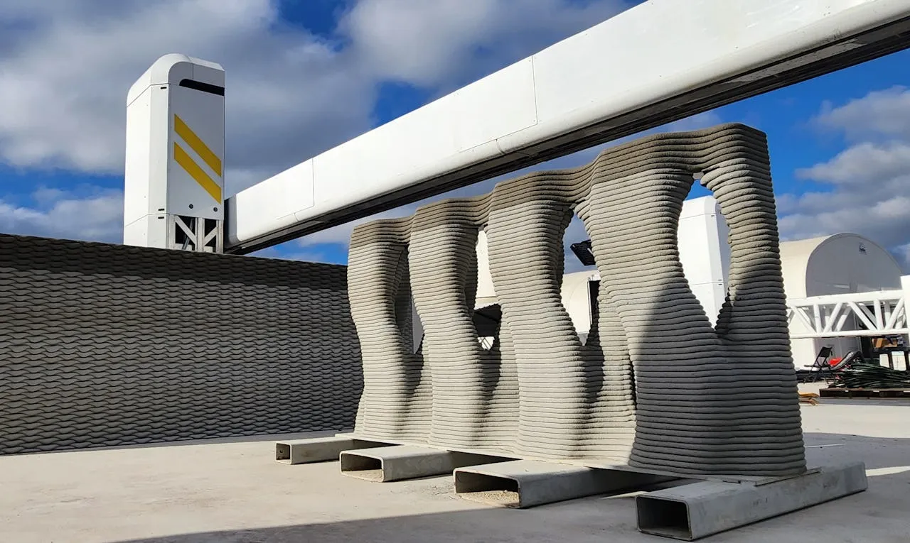 ICON 3 D printing Carbon X advanced material Test Printing