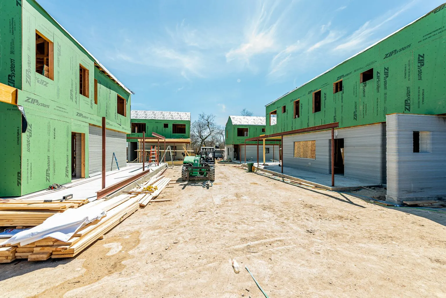 3 Strands and ICON 3 D Printed Homes Austin TX 2021 Construction Site 2