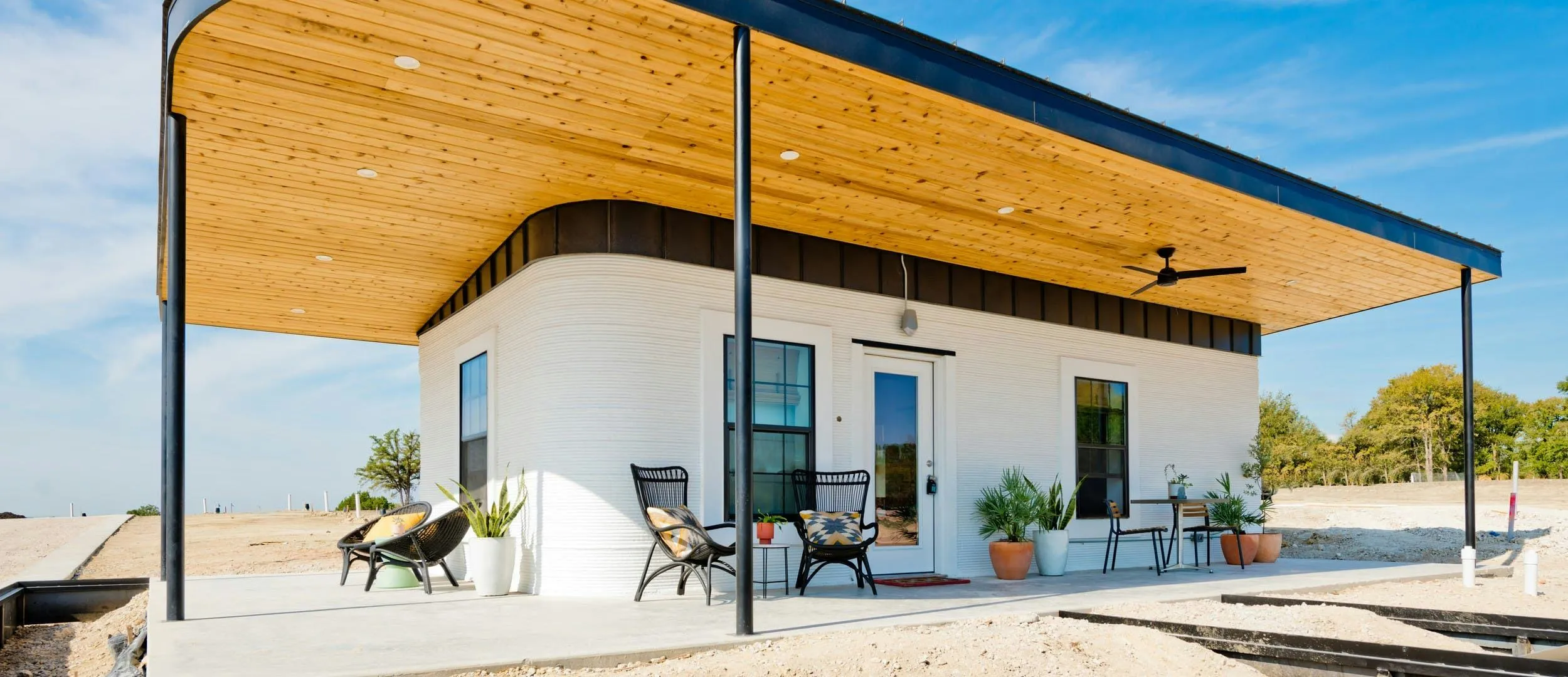 Welcome center at community first exterior