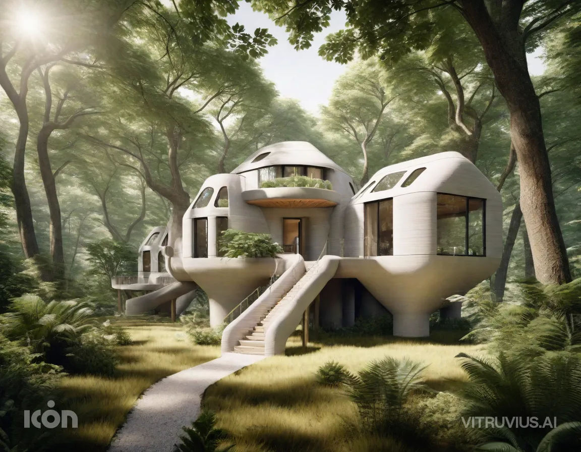 ICON Vitruvius AI home render example 1