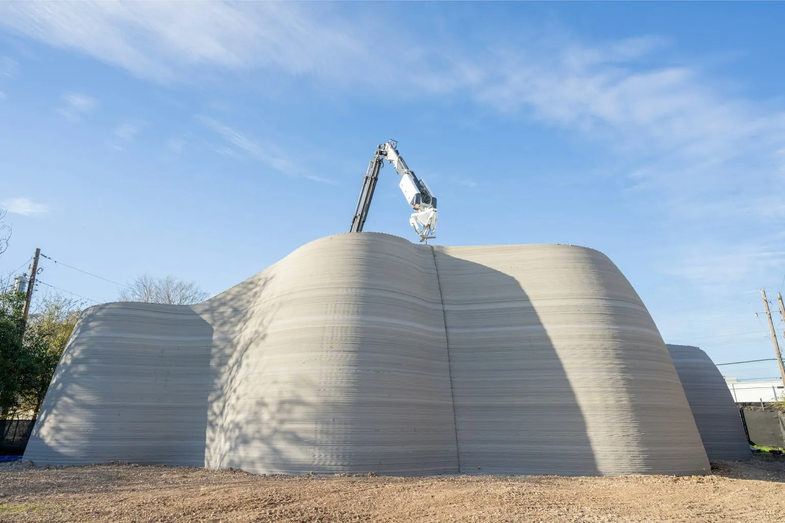 ICON Phoenix Engineering Prototpe Printed 27 ft demonstration structure