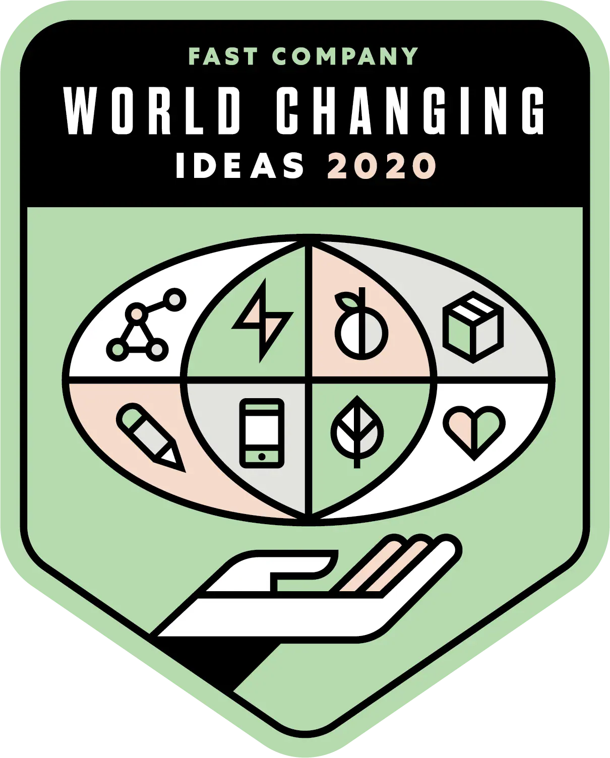 Fast Company World Changing Ideas 2020 recognition badge