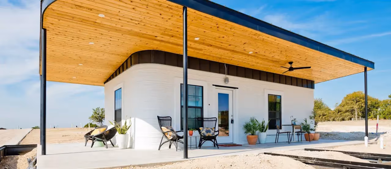 Welcome center at community first exterior