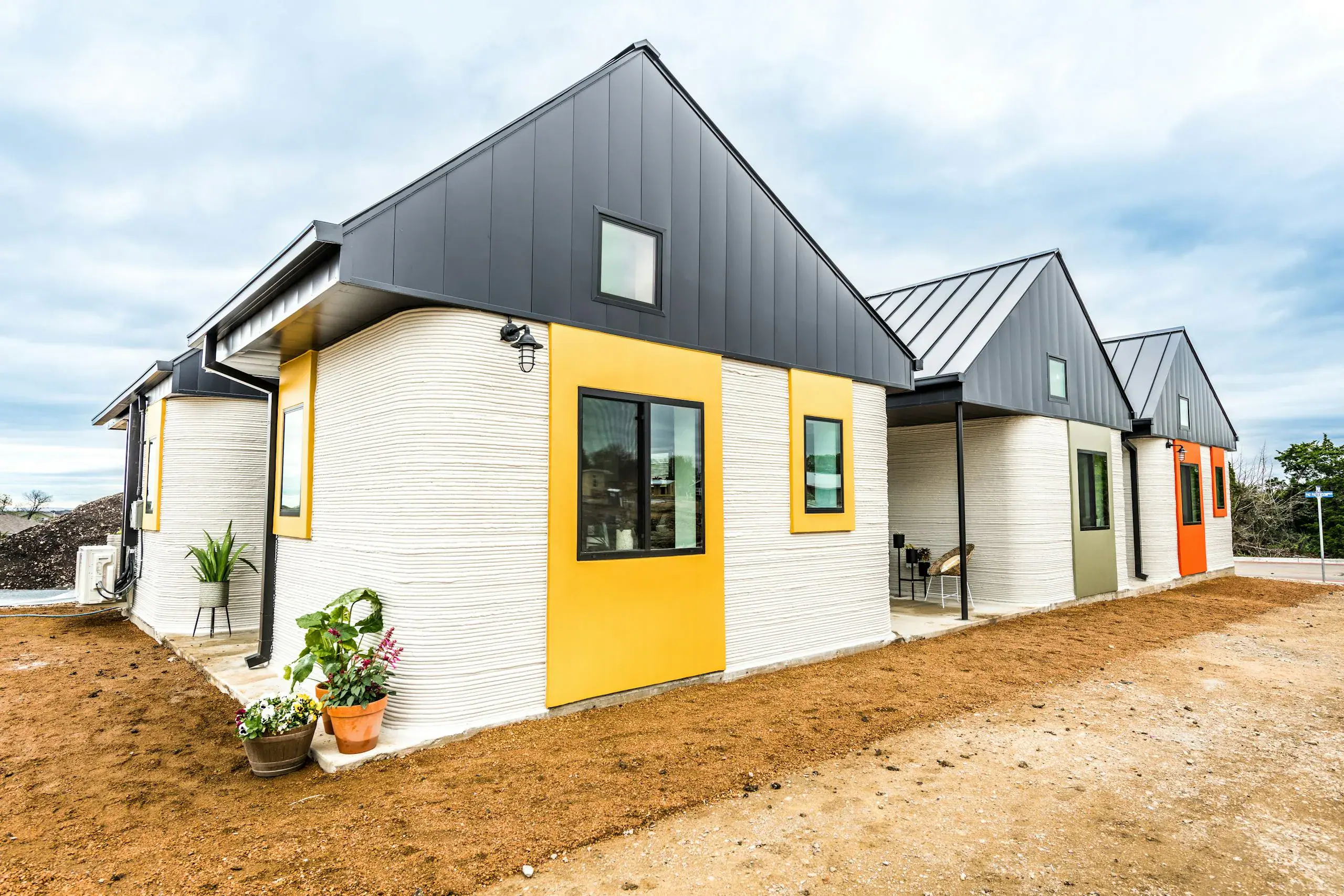 ICON 3 D Printed Homes Community First Village Austin TX For Homeless March2020 Photo Credit Regan Morton Photography