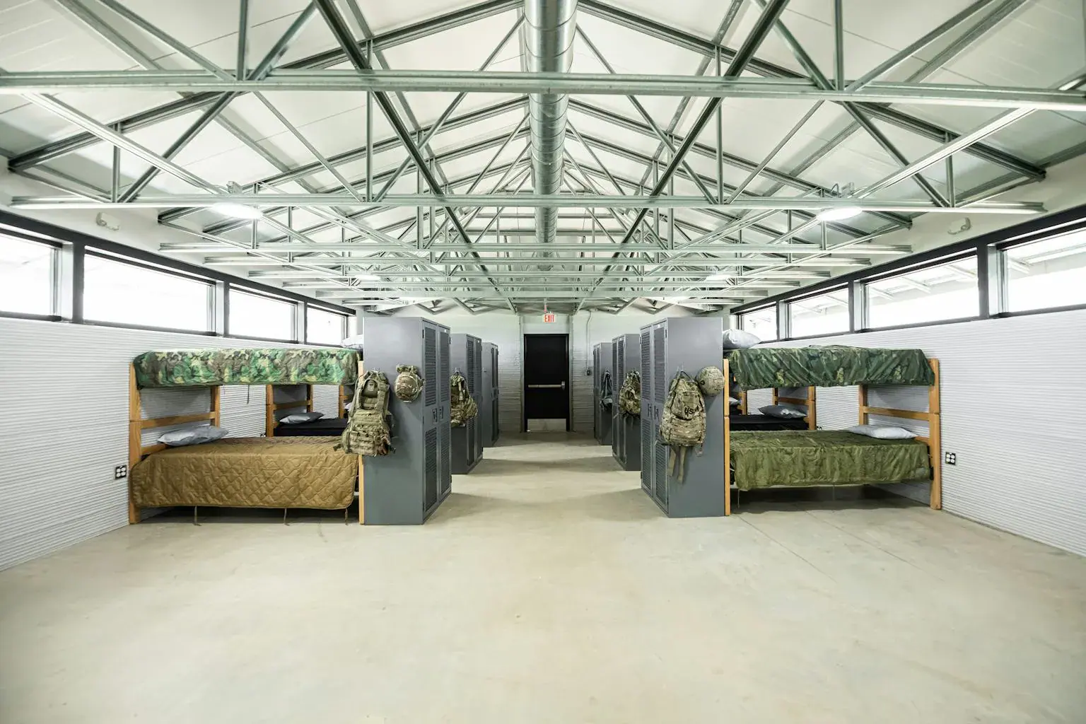 ICON 3 D printed Barracks Designed by Logan Architecture Camp Swift Texas 2021 c2