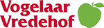 Vogelaar Vredehof logo with green apple graphic.