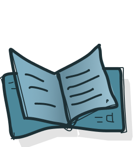 Icoon met lesboek