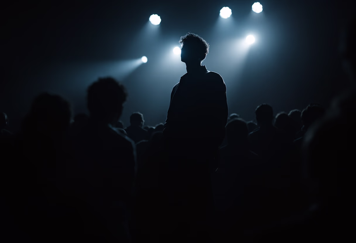 image of music fans at concert