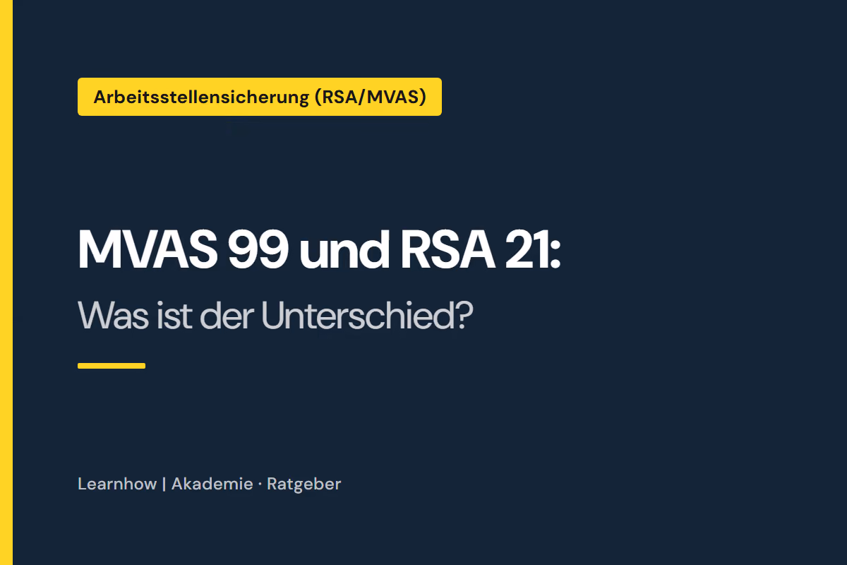 MVAS 99 und RSA 21: Was ist der Unterschied?