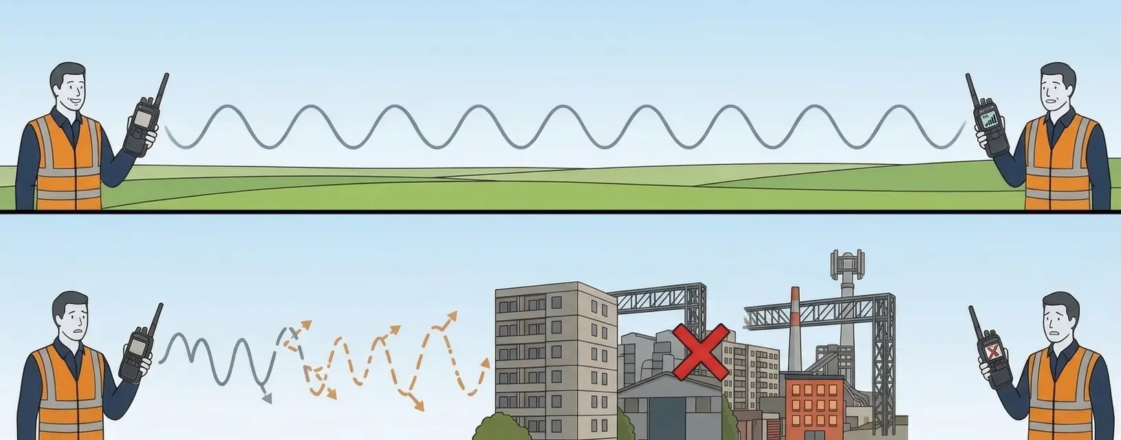 Quel est la portée maximum d'un Talkie-walkie