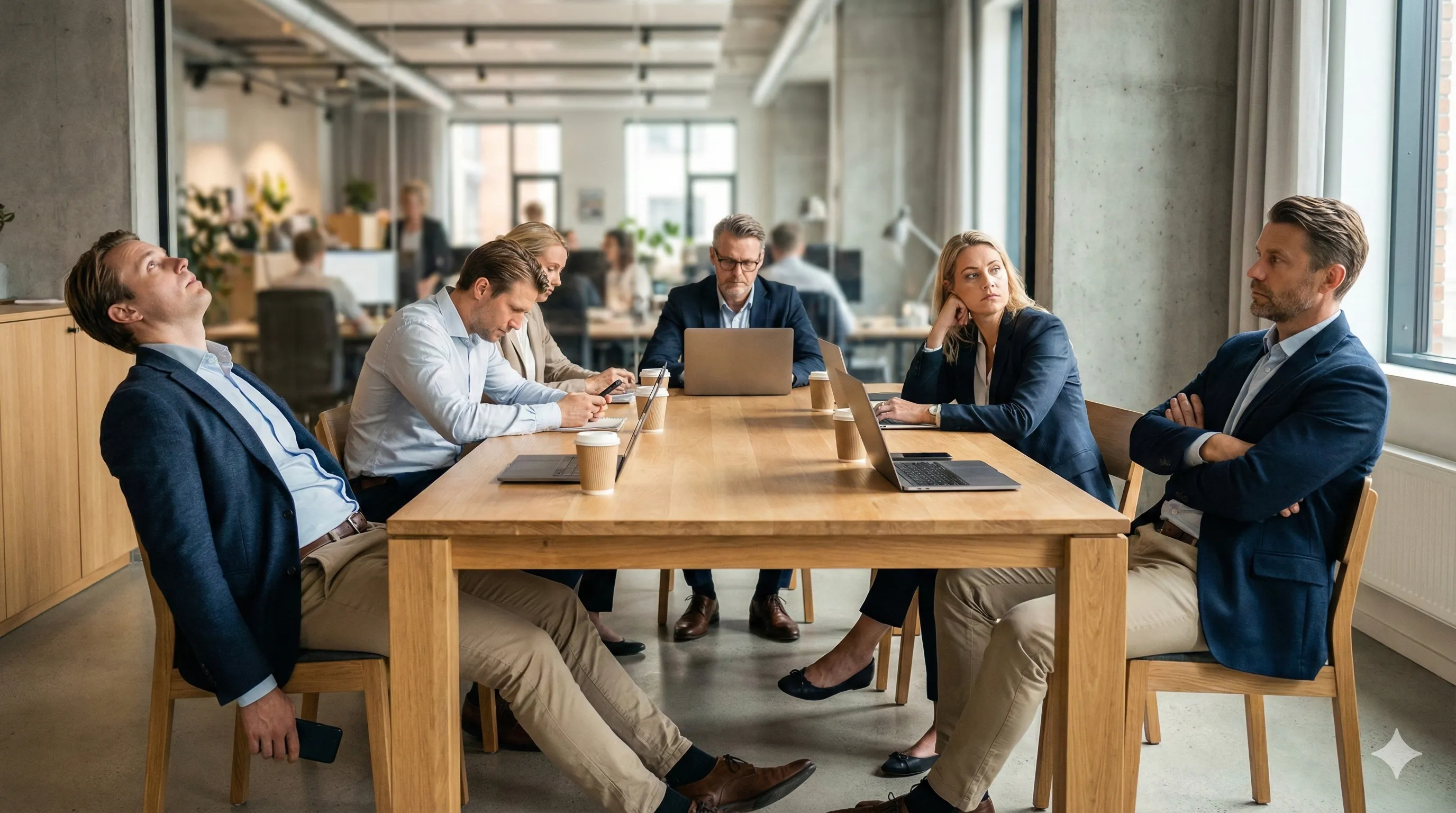 En samlad ledningsgrupp.