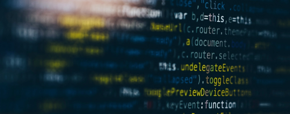 image de code pour symboliser le secteur software