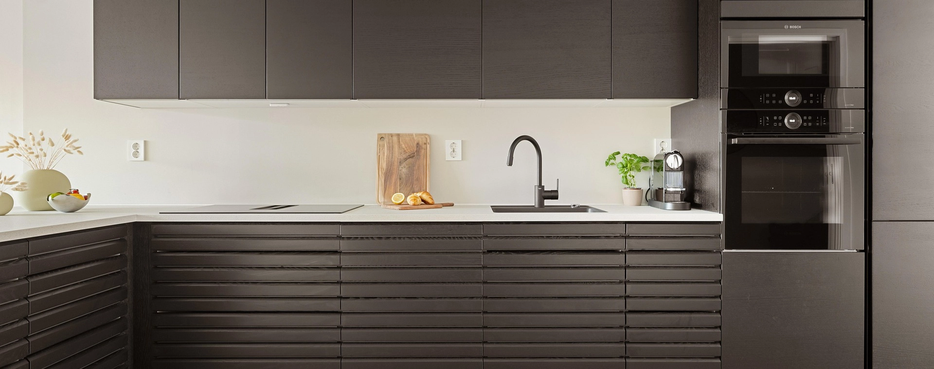 photo de cuisine pour symboliser le secteur immobilier