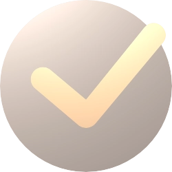 Icone qui affiche un v comme une validation