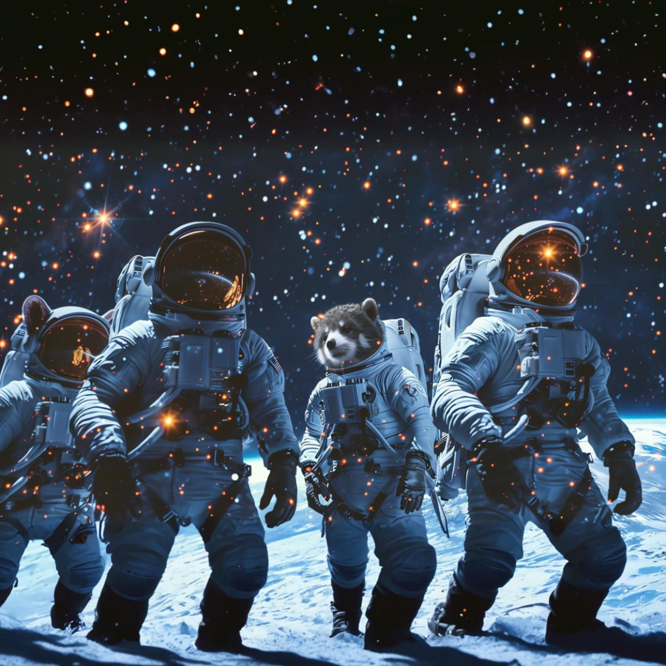 Astronaute dans l'espace