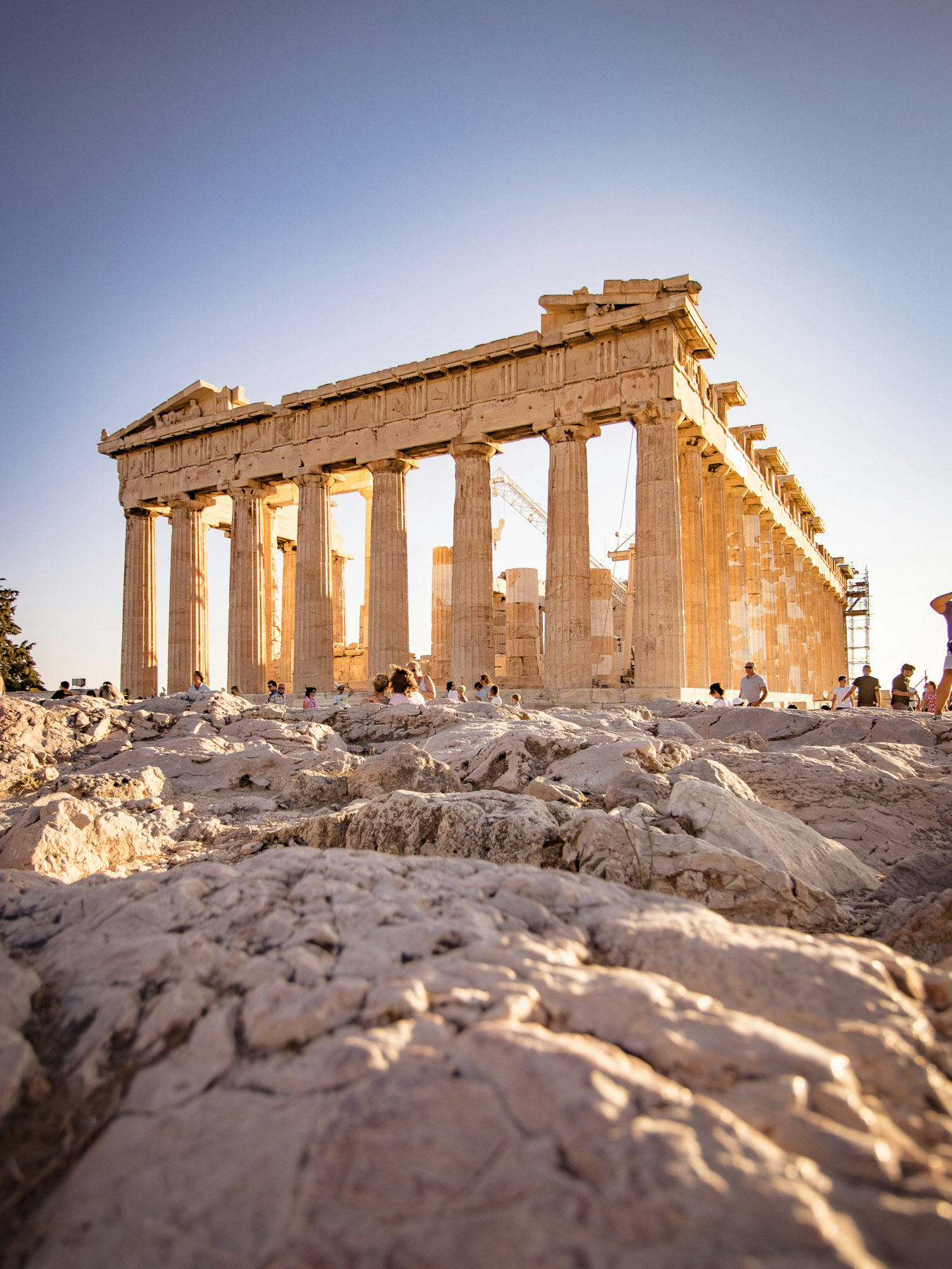 The Acropolis in Athens at first light