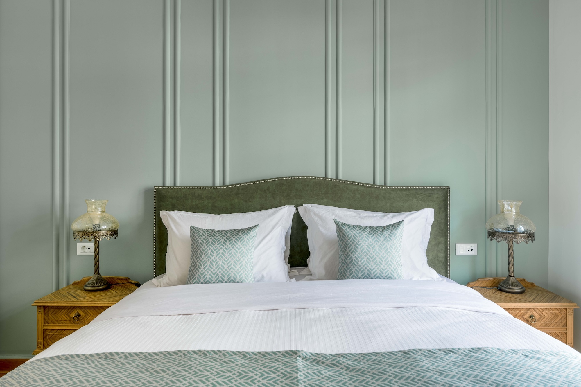 Bedroom at The Hive apartment in Kypseli Athens