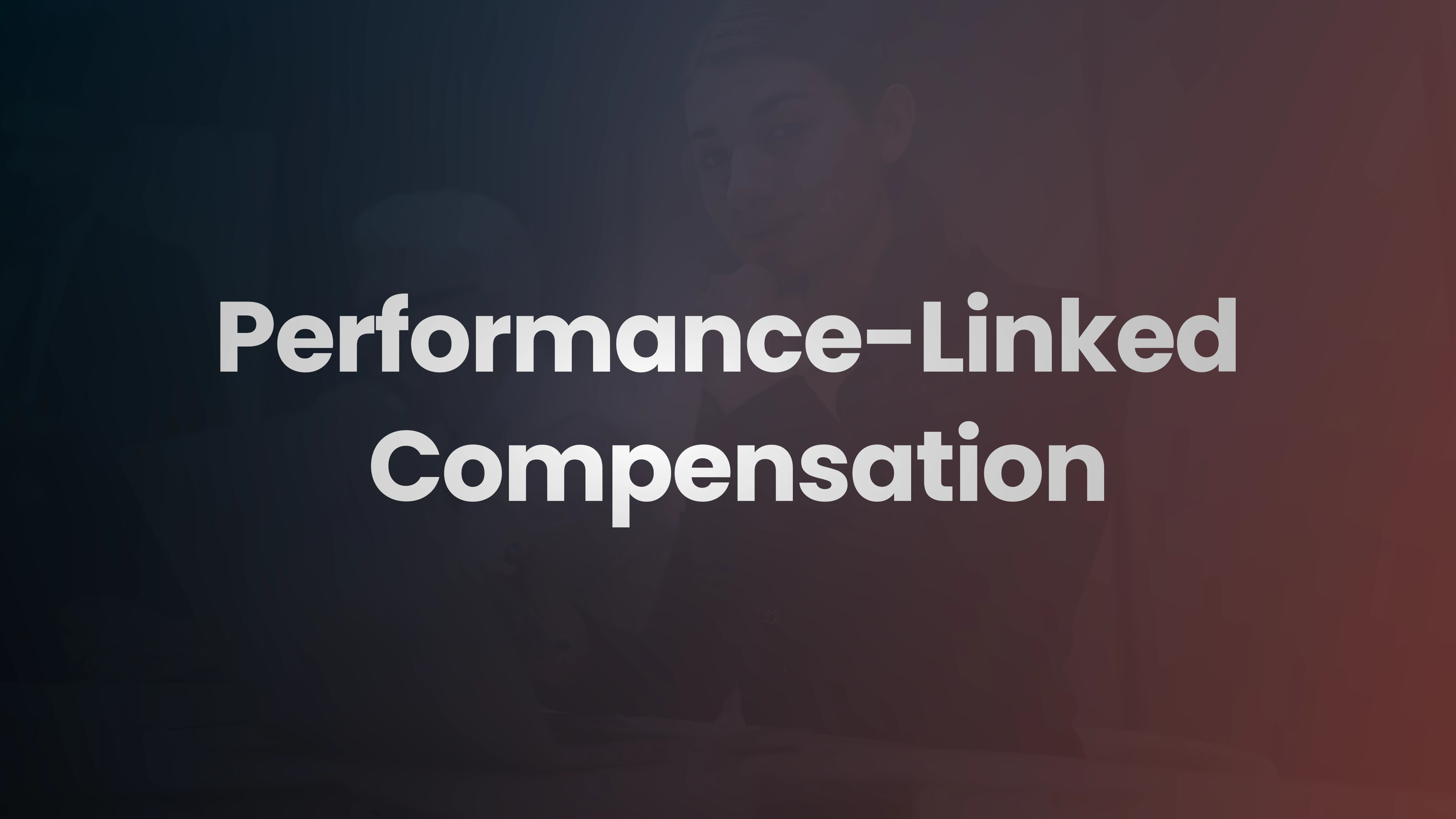 Performance data connected to governed compensation planning