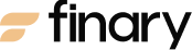 Finary company logo with stylized 'F' symbol and the word 'Finary' in black font.