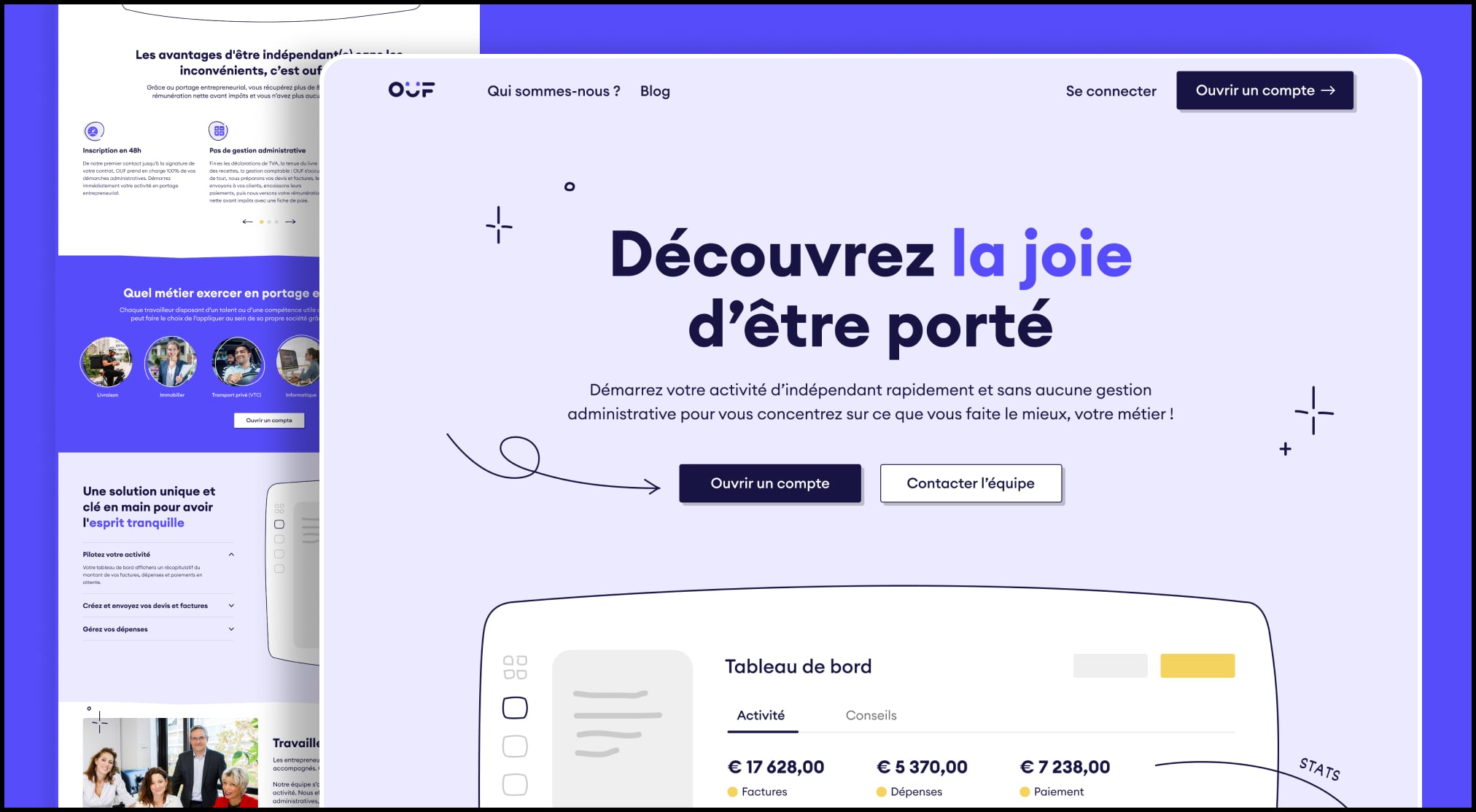 Site vitrine Ouf