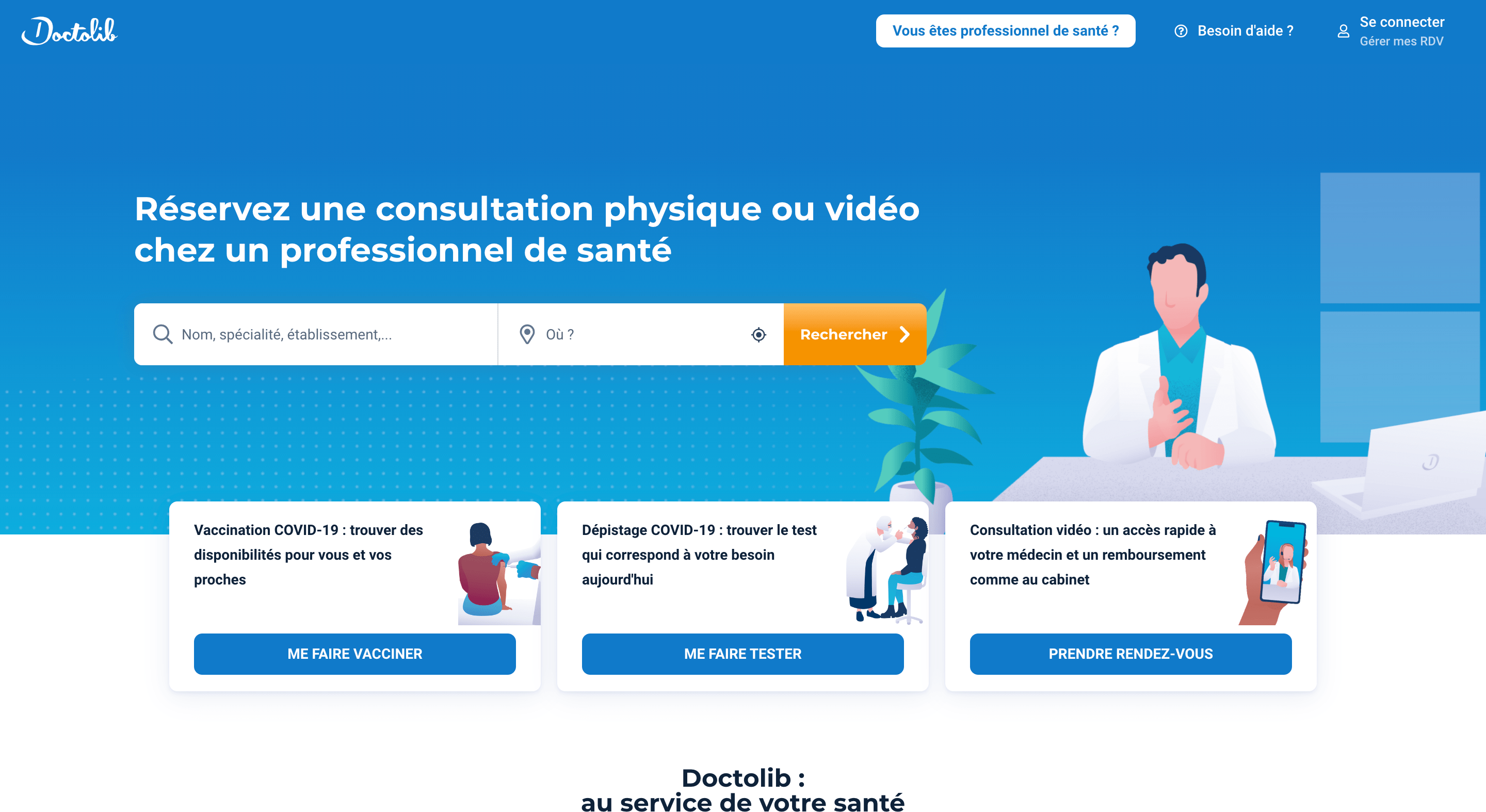 Doctolib screenshot