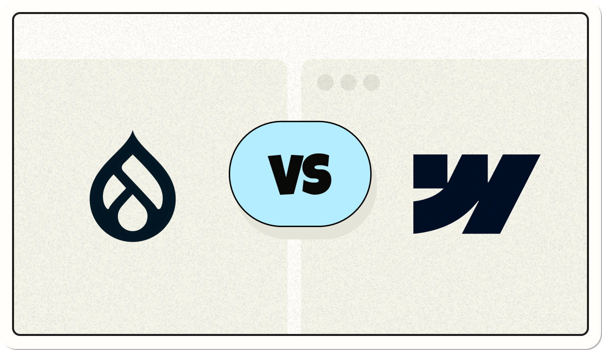 webflow vs drupal