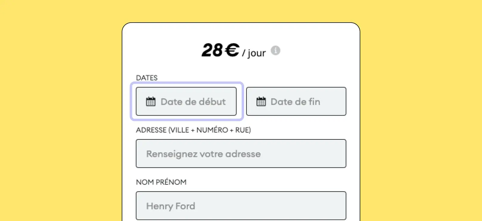 Datepicker Field Webflow
