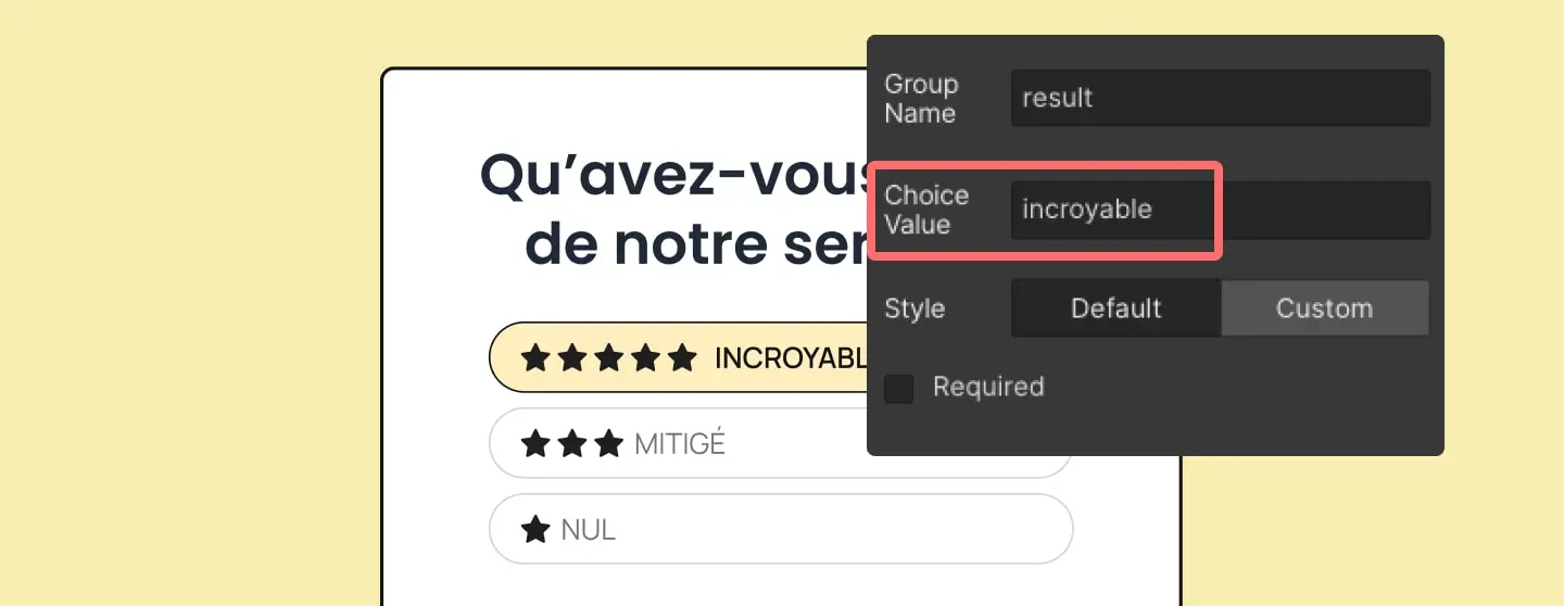 Radio Button Value Webflow