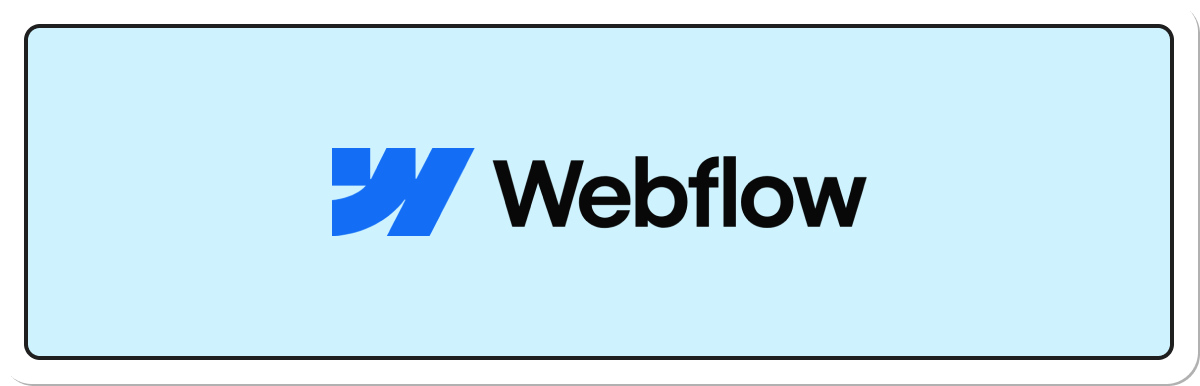 Webflow bannière