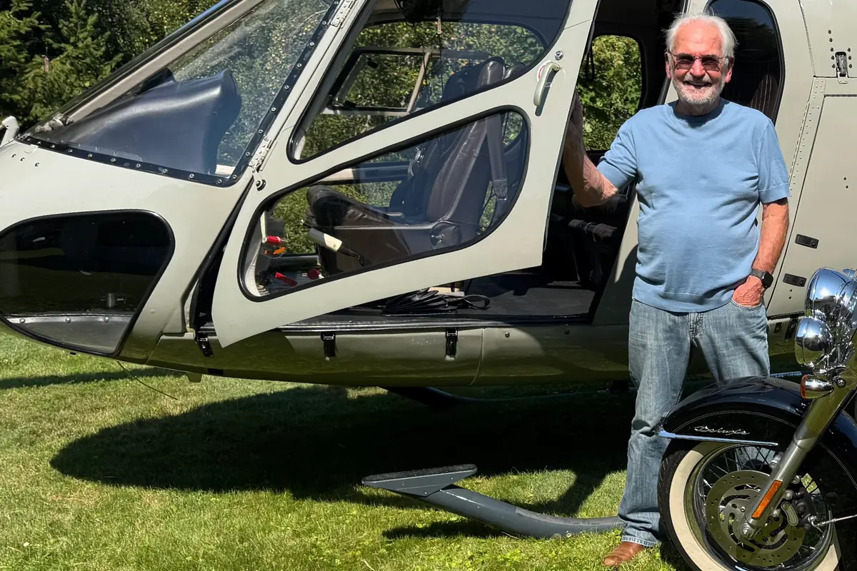 Hans Jürgen Ostler, Gründer von HTM Helicopter Travel Munich