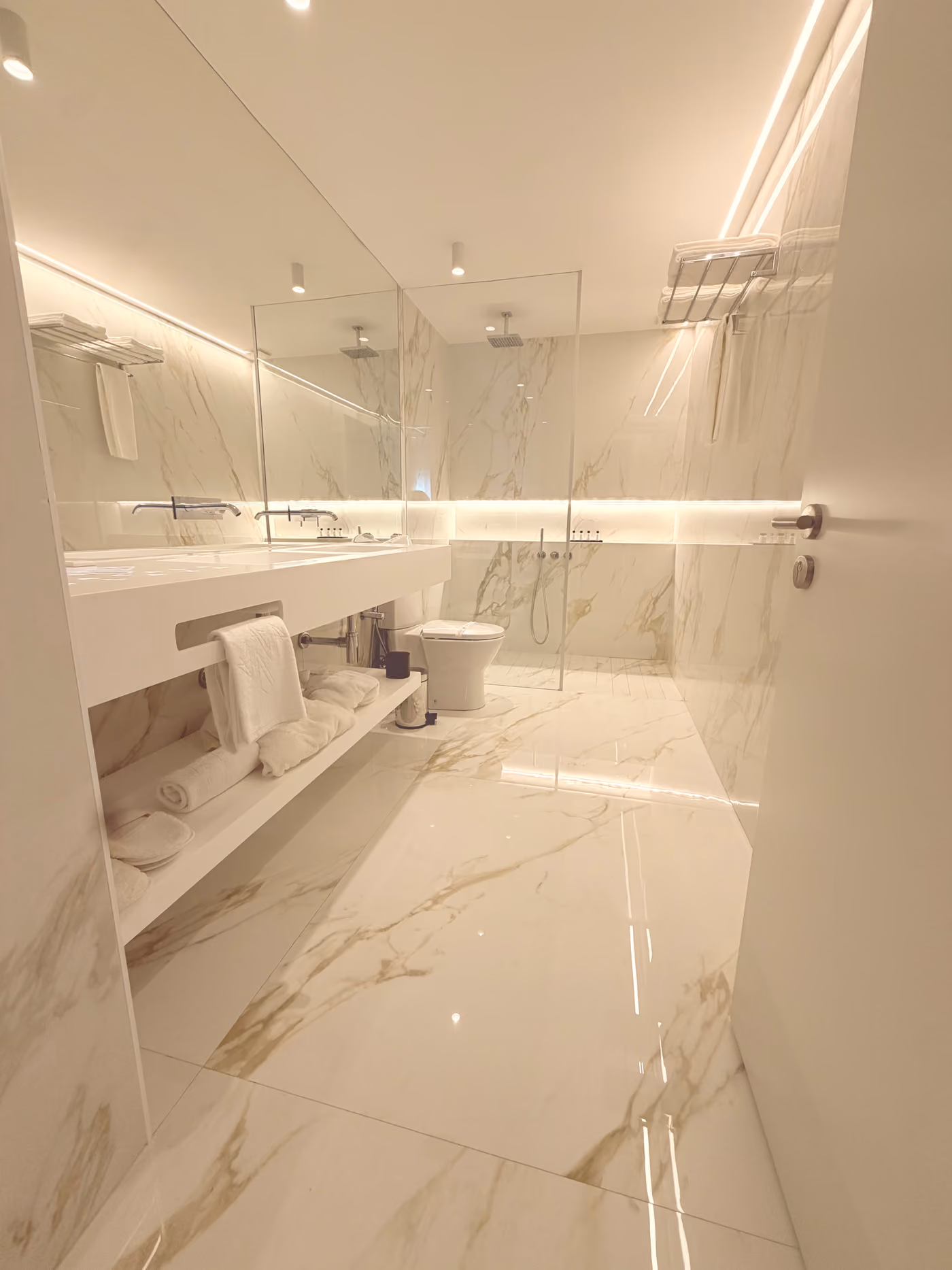 Casa de banho da Suite Executiva, duche