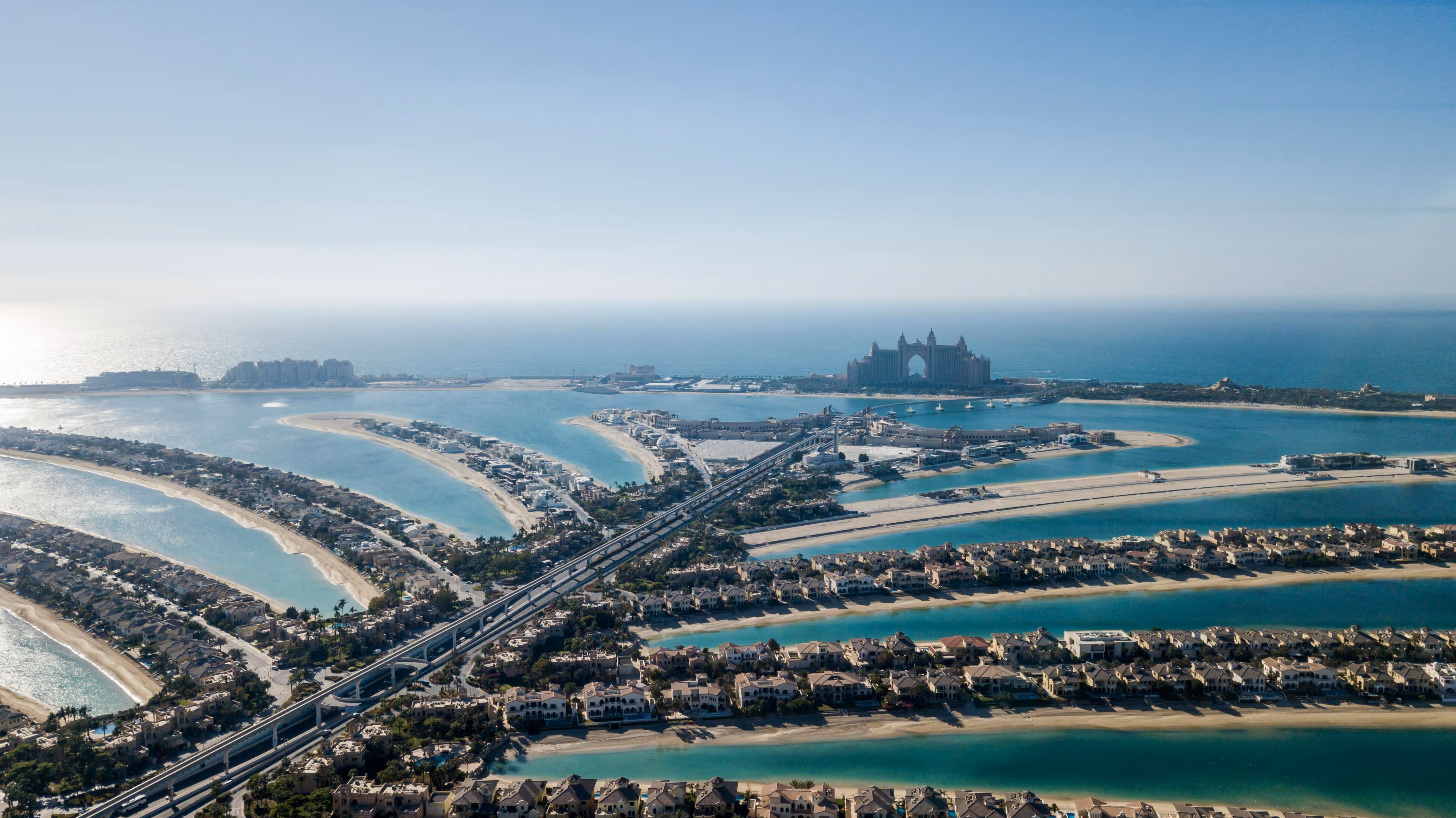 Aerial View of Palm Jumeirah · Free Stock Photo