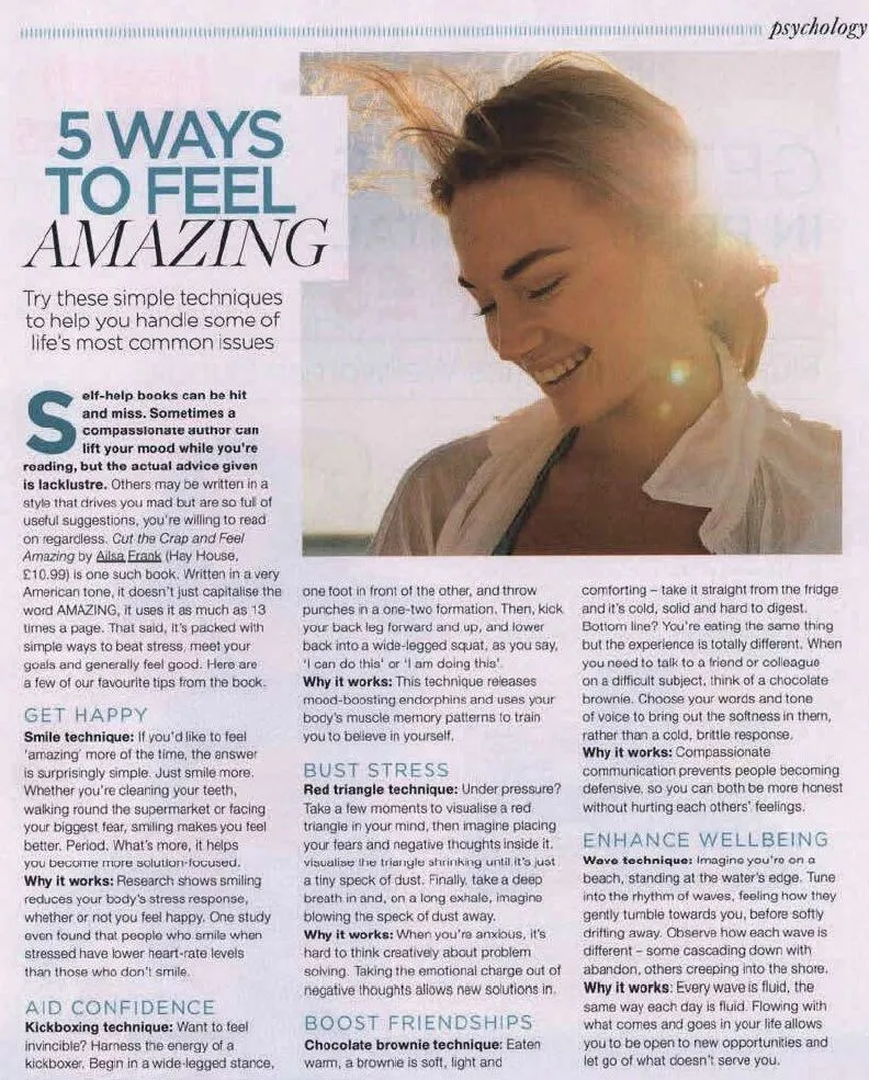 5 ways to feel amazing press scan 1
