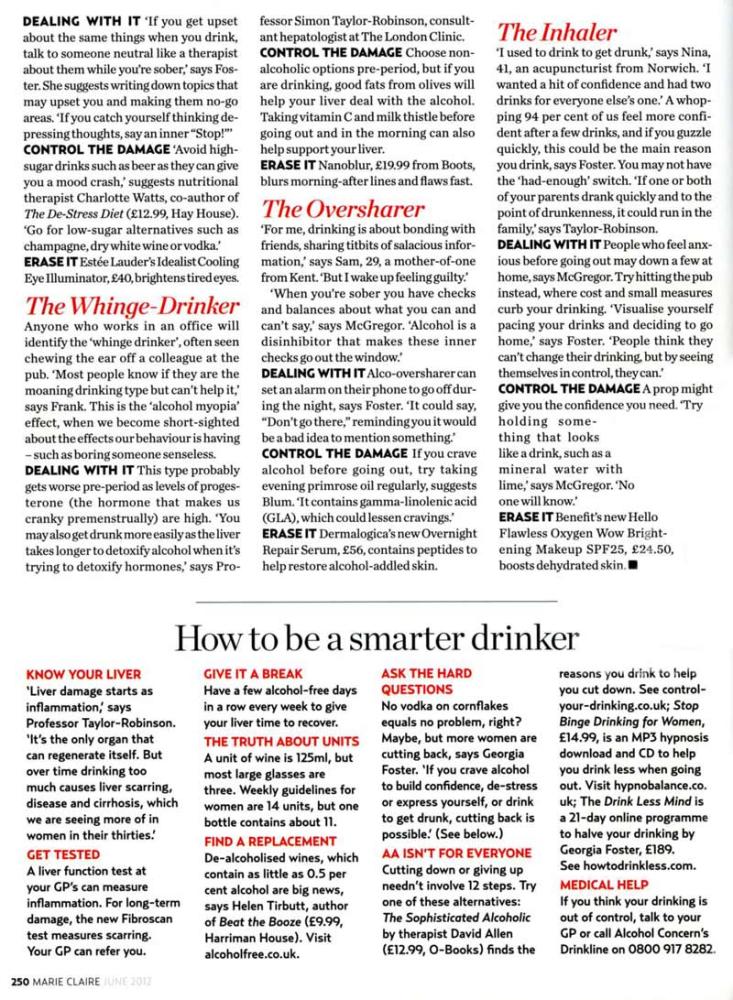 Whinge Drinker, Oversharer, Dancing Queen press scan 1