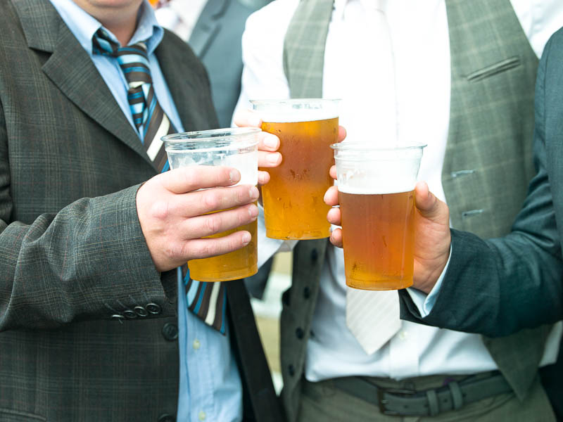 Alcohol binge drinking feast at Royal Ascot