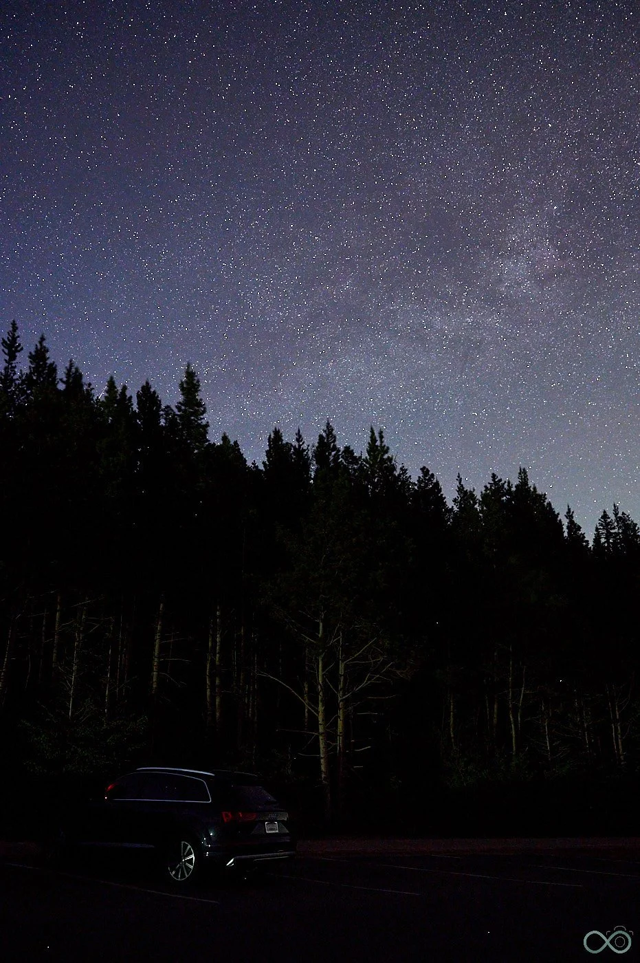 Sternenhimmel im Rocky Mountains Nationalpark.
