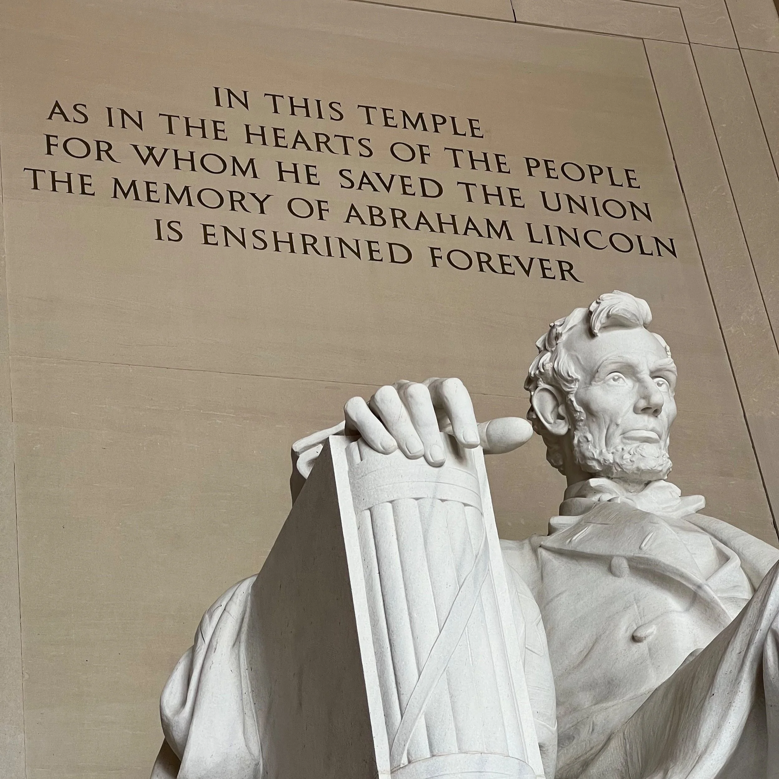 Lincoln memorial in Washington D.C.
