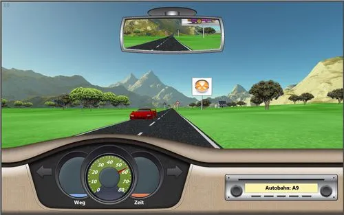 Screenshot aus dem Training: Geteilte Aufmerksamkeit 2 (GEA2)