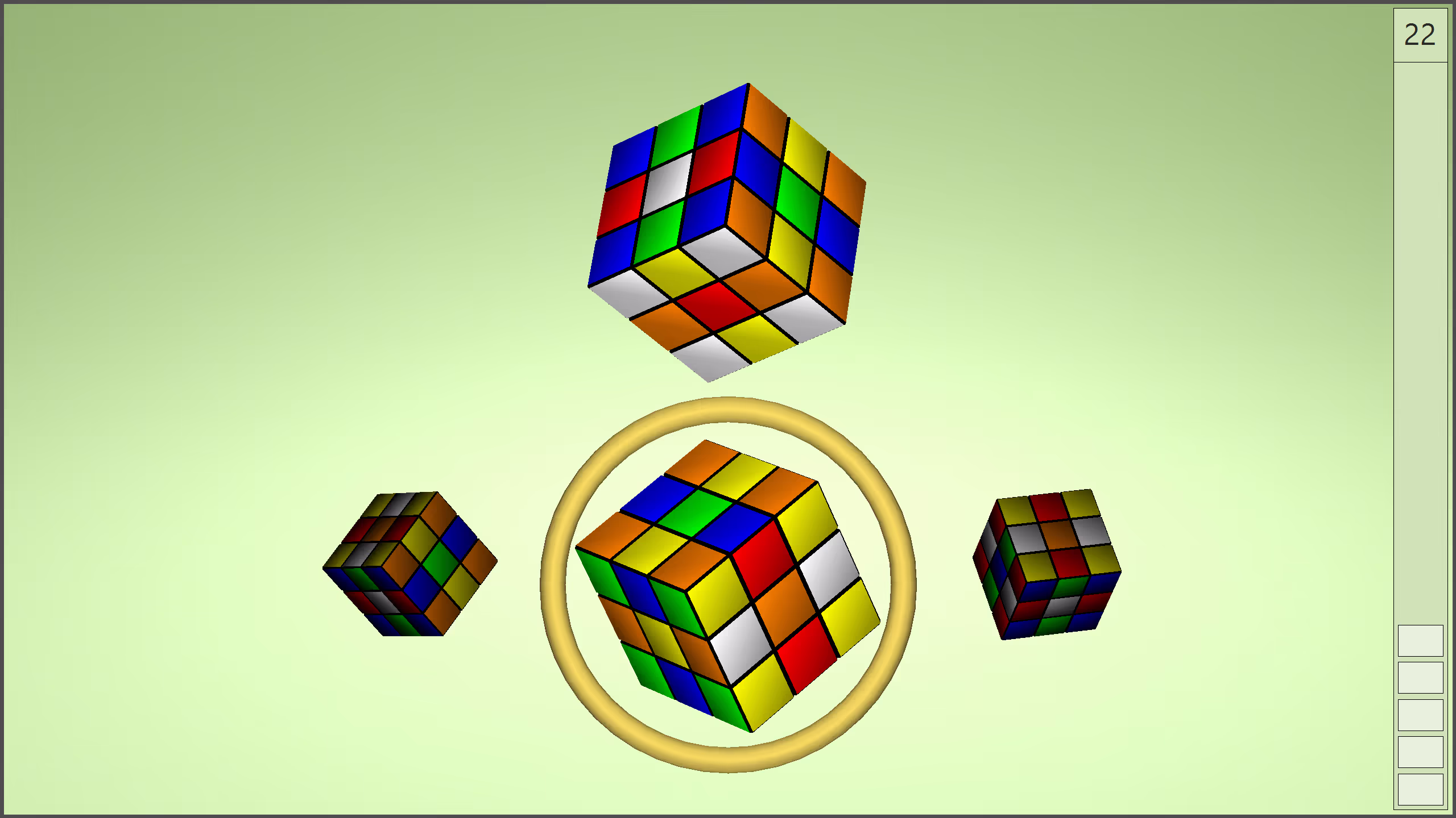 Screenshot aus dem Training: Raumoperationen 3D (RO3D)