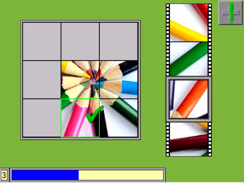 Screenshot aus dem Training: Visuokonstruktive Fähigkeiten (KONS)