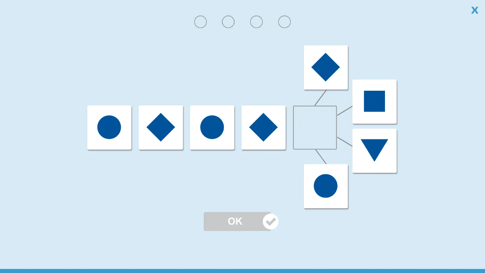 Screenshot aus dem Training: Logisches Denken (LOGT)