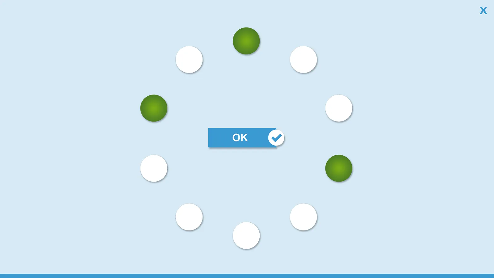 Screenshot aus dem Training: Arbeitsgedächtnis (PUME)