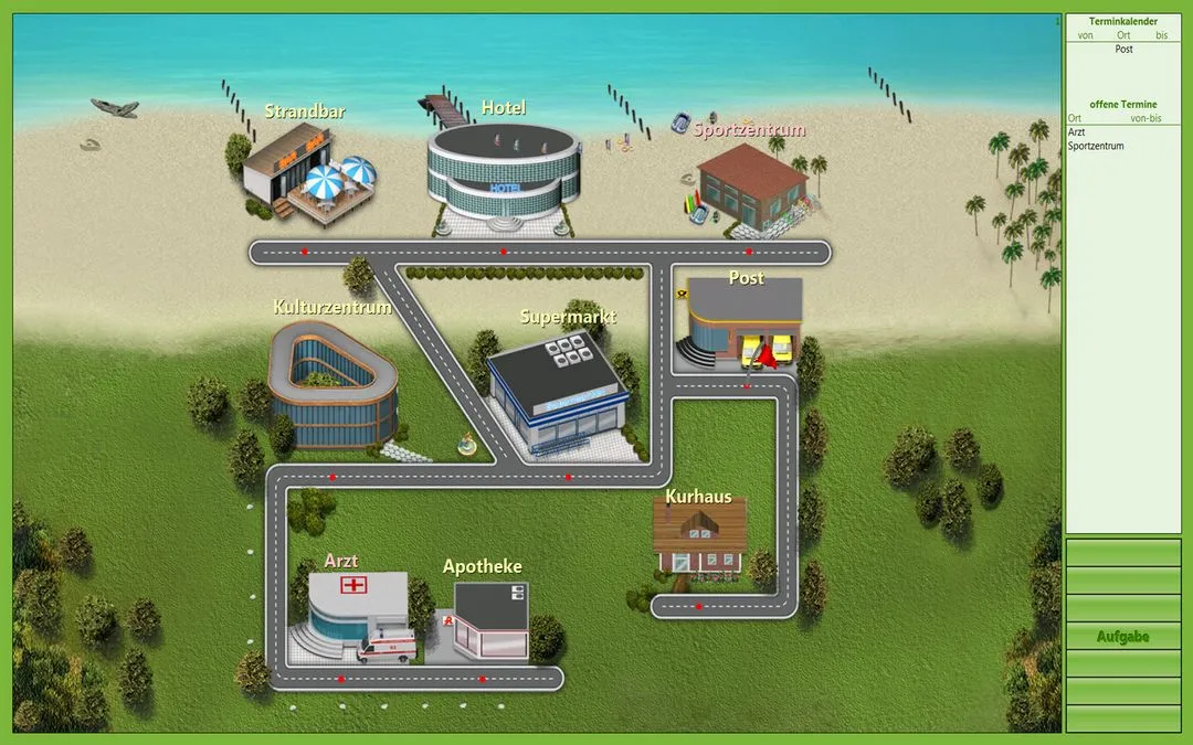 Screenshot aus dem Training: Plan a Holiday (PLAN)