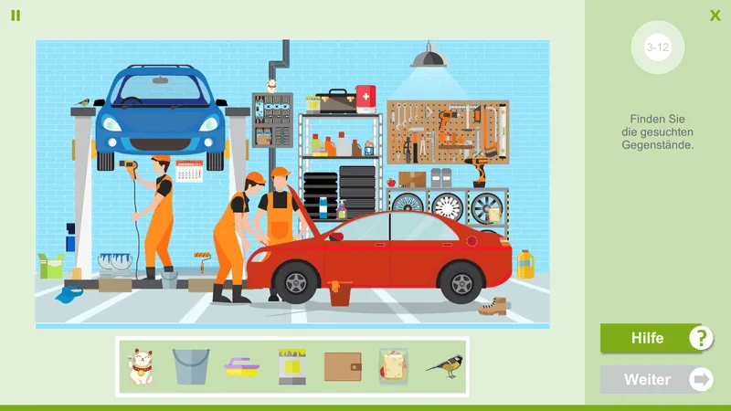 Screenshot aus dem Training: Exploration 2 (EXO2)