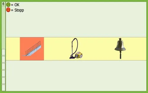 Screenshot aus dem Training: Figurales Gedächtnis (BILD)