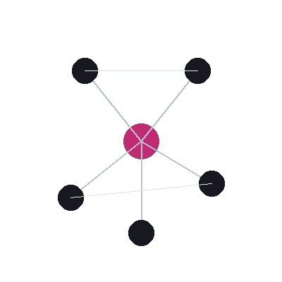 Icône réseau de points connectés, social media upwedo.