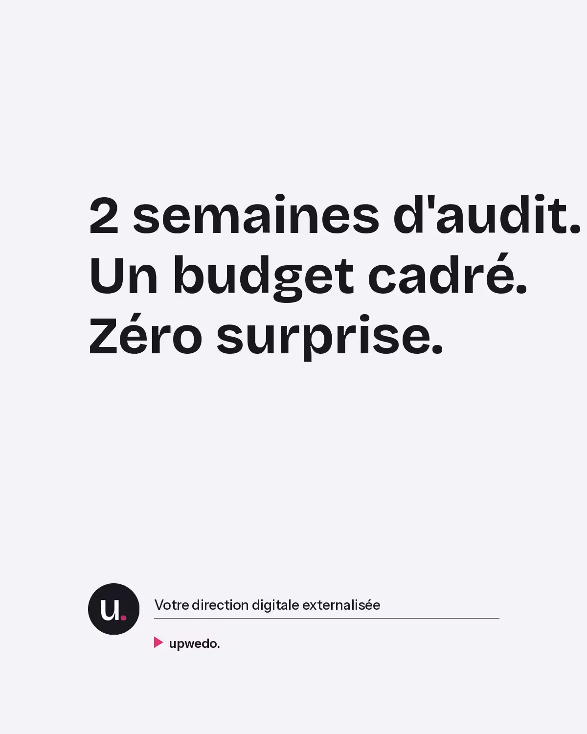 Audit budget migration PrestaShop PME cadrage 2 semaines upwedo.