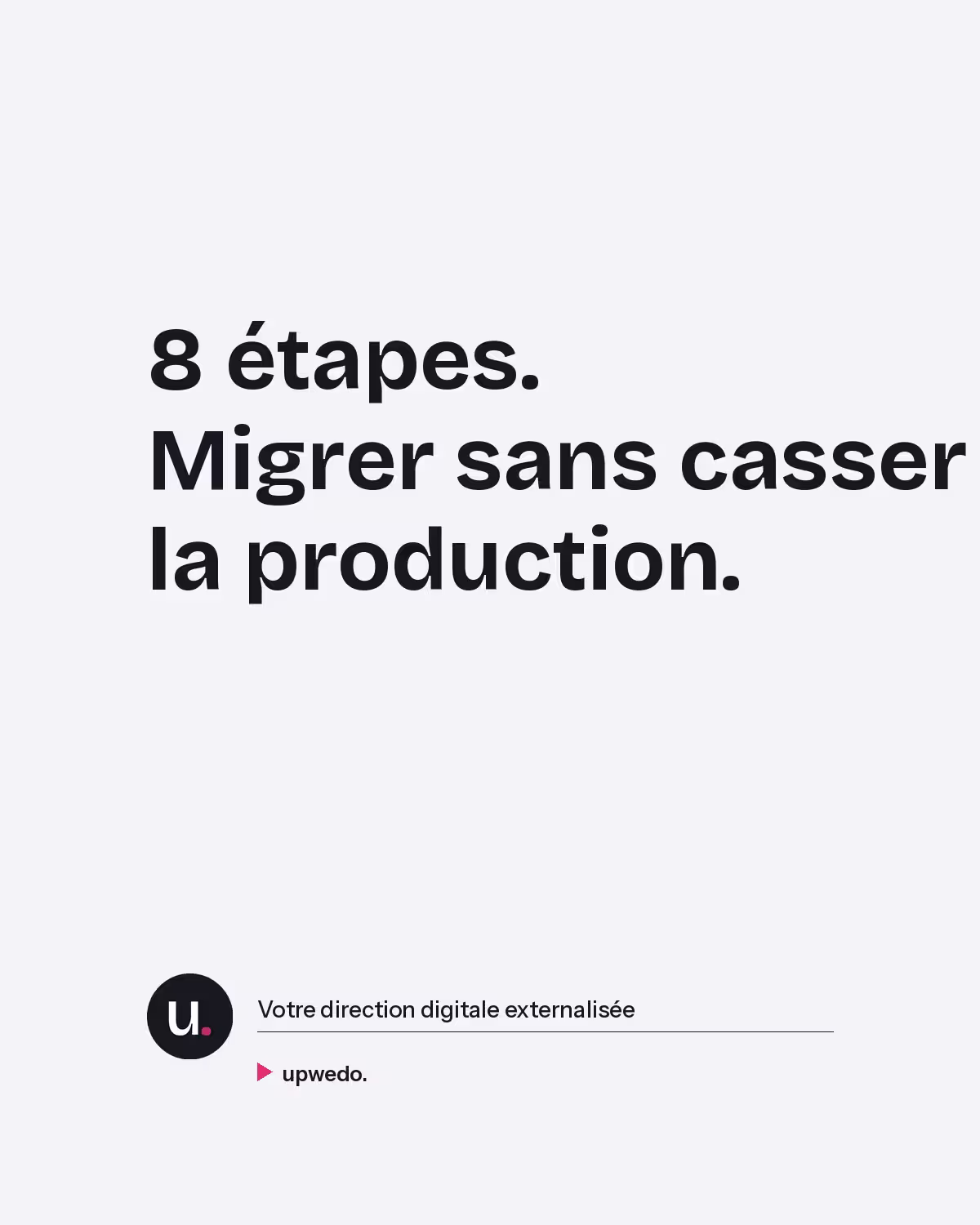Méthode migration PrestaShop 8 étapes staging production upwedo.
