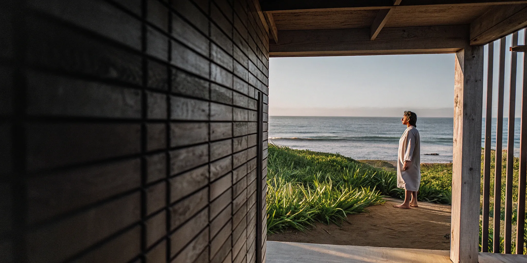 An ordained minister on the California coast, meeting the requirements to officiate a wedding.
